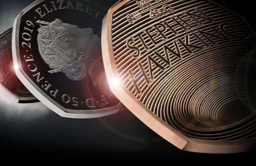 IMAGEN Reino Unido acuña moneda para conmemorar a Stephen Hawking The Royal Mint 13 marzo 2019 londres