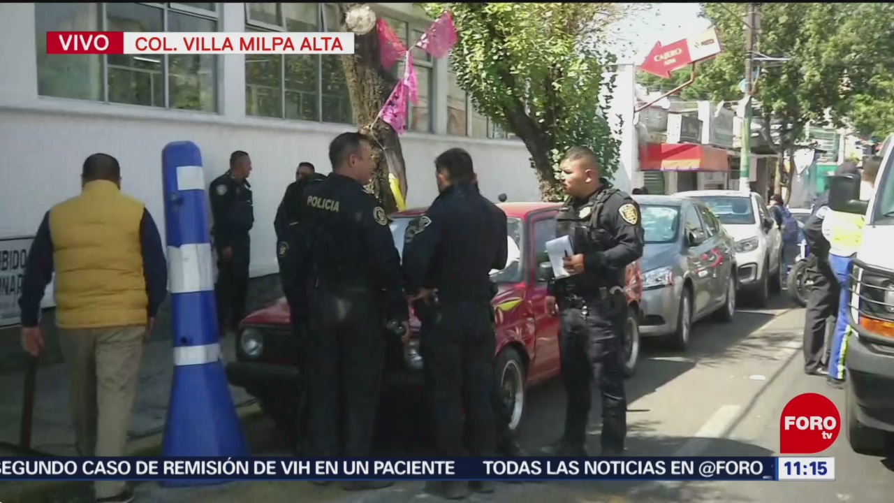 Rescatan a cuatro personas de ser linchadas en Milpa Alta, CDMX