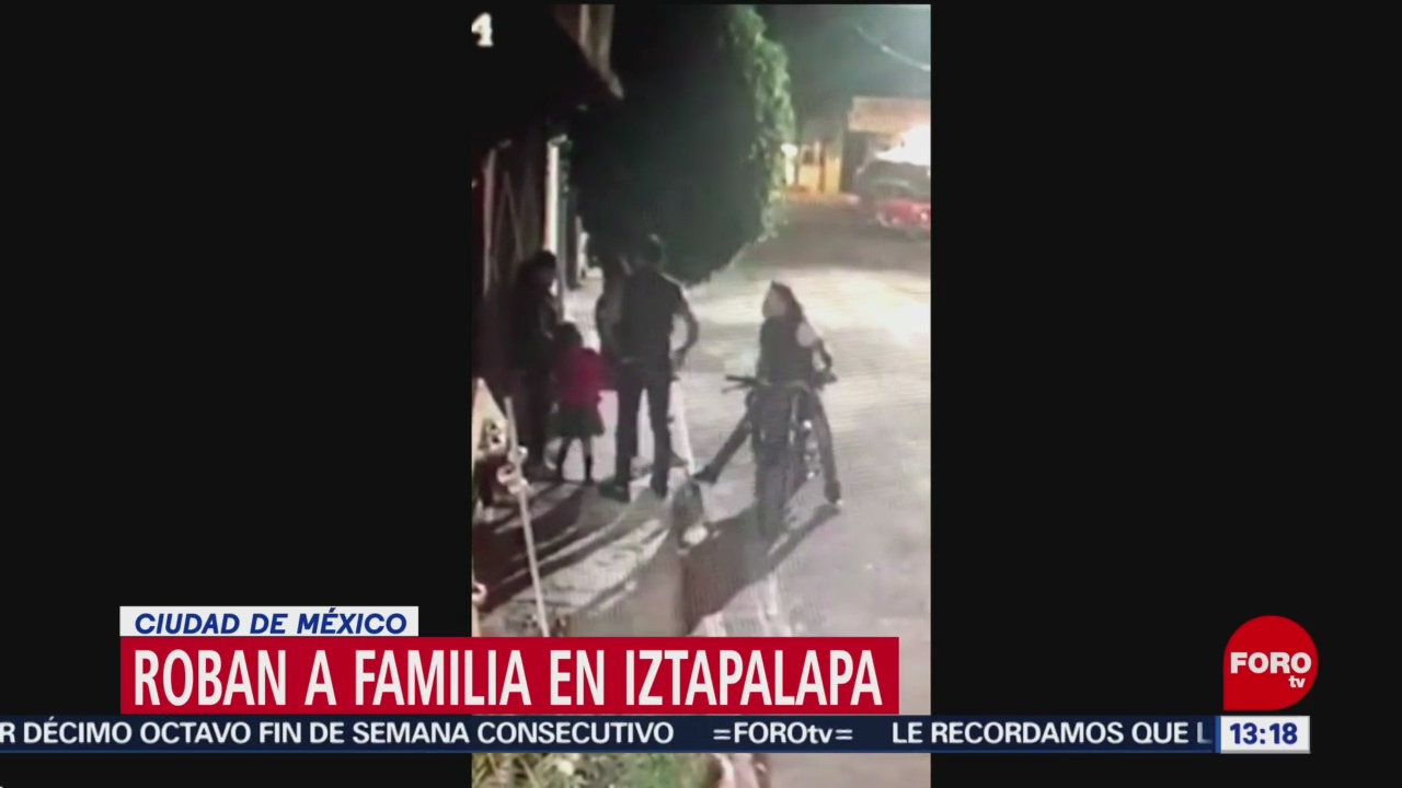 FOTO: Roban a familia en Iztapalapa en CDMX, 16 marzo 2019
