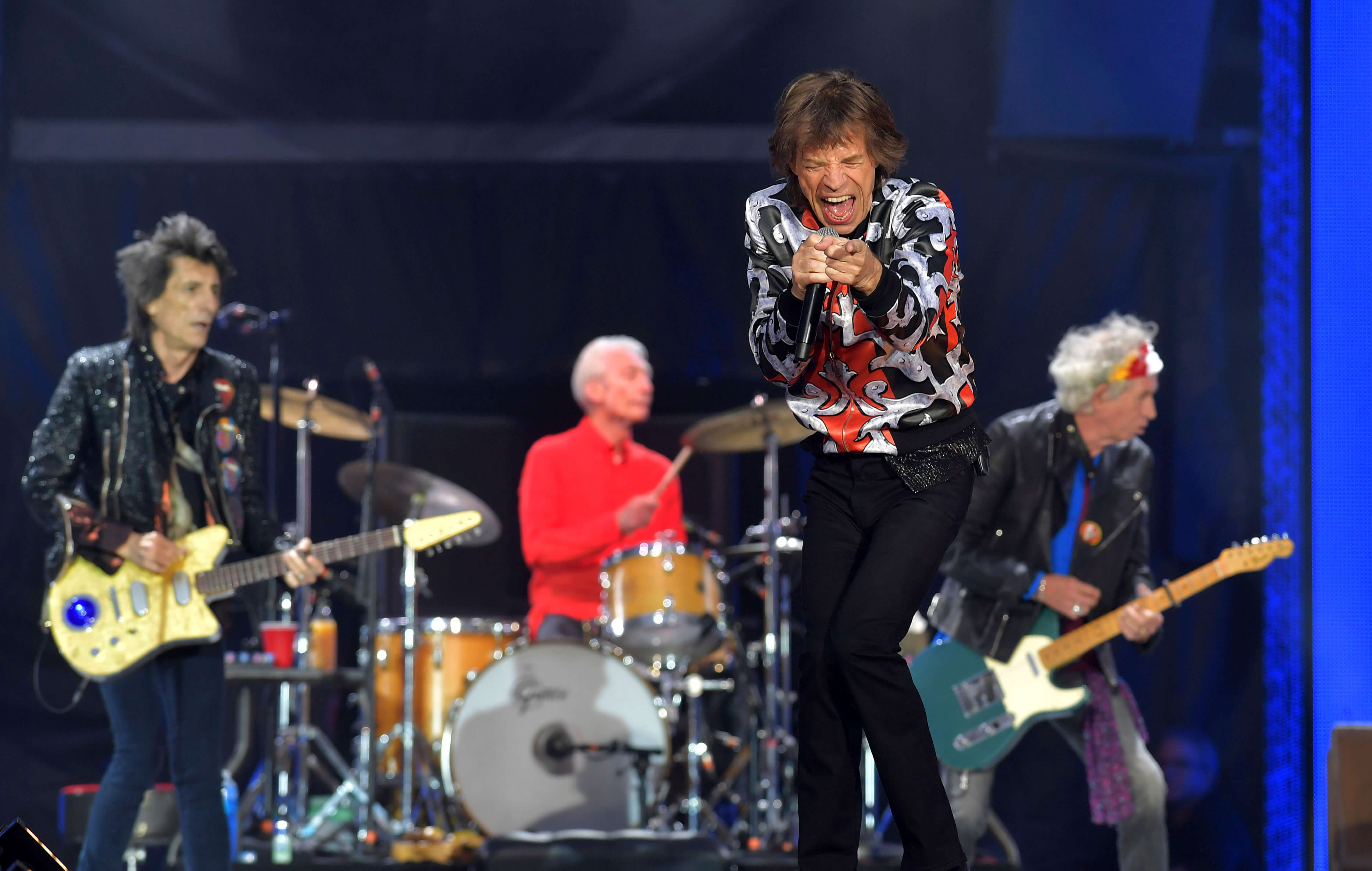 FOTO Rolling Stones suspende gira, en Estados Unidos y Canada, Mick Jagger está enfermo (AP 25 mayo 2018 londres)