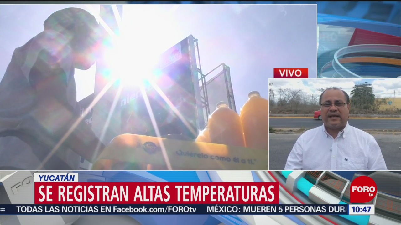 FOTO: Se registran altas temperaturas en Yucatán y Acapulco, 31 Marzo 2019