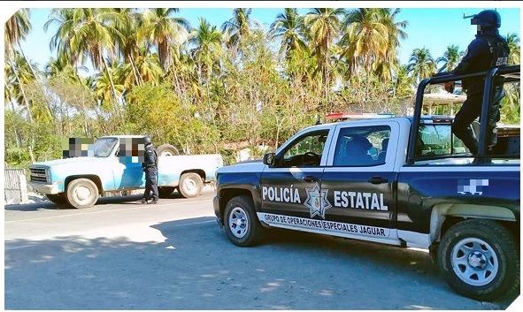 Foto: Operativo de seguridad en Guerrero. 23 de marzo 2019. Twitter @SSPGro