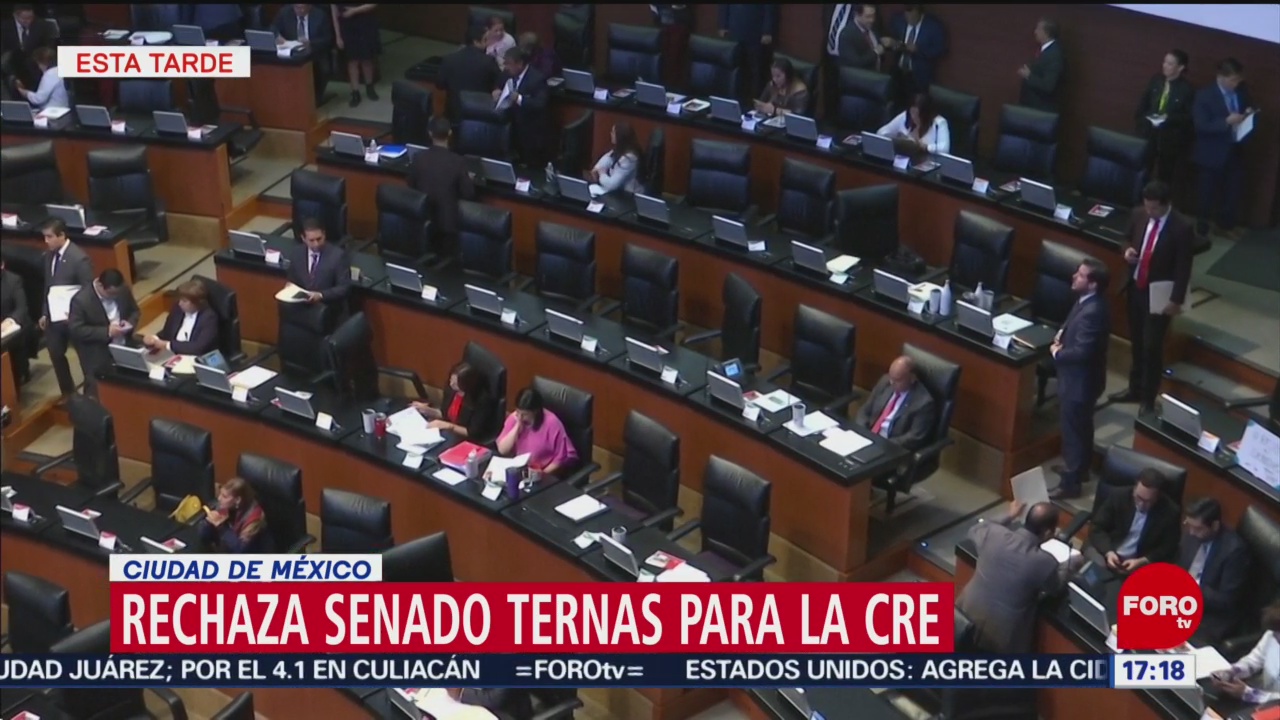 Foto: Senado rechaza ternas para ocupar cargos en la CRE