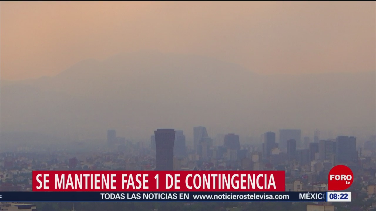 FOTO: Sigue fase 1 de Contingencia Ambiental por Ozono en Valle de México, 31 Marzo 2019