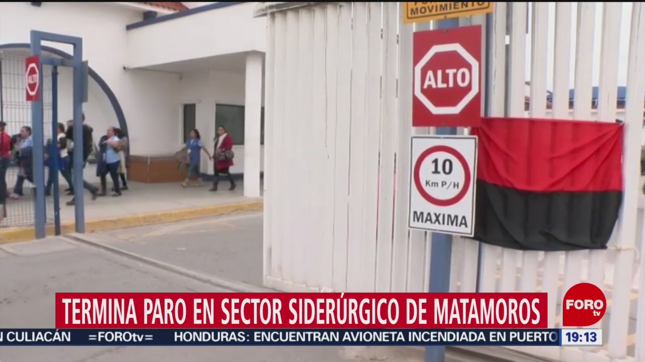 Foto: Paro Laboral Sector Siderúrgico Tamaulipas Huelga 22 de Marzo 2019