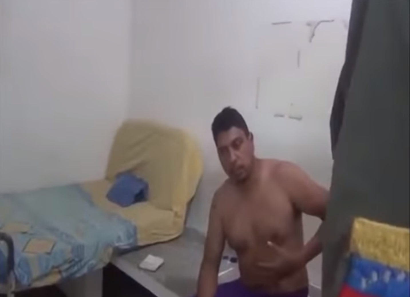 Foto: Tomada de de un video que muestra las 'torturas a presos políticos' en Venezuela, 22 de marzo 2019