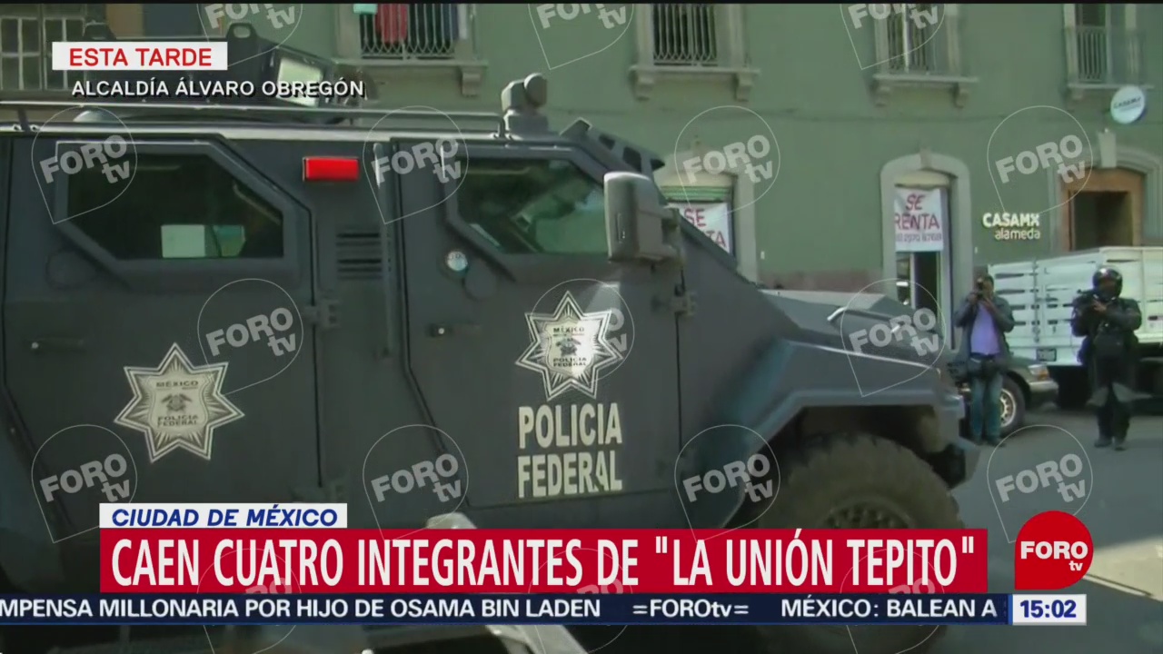 Foto: Tras cateo detienen a presuntos integrantes de ‘La Unión Tepito’