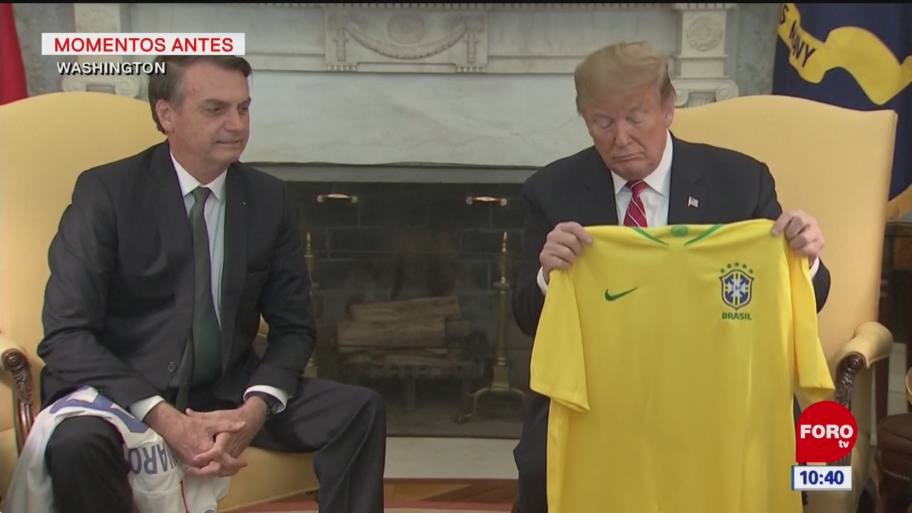 Trump y Bolsonaro se reúnen en la Casa Blanca
