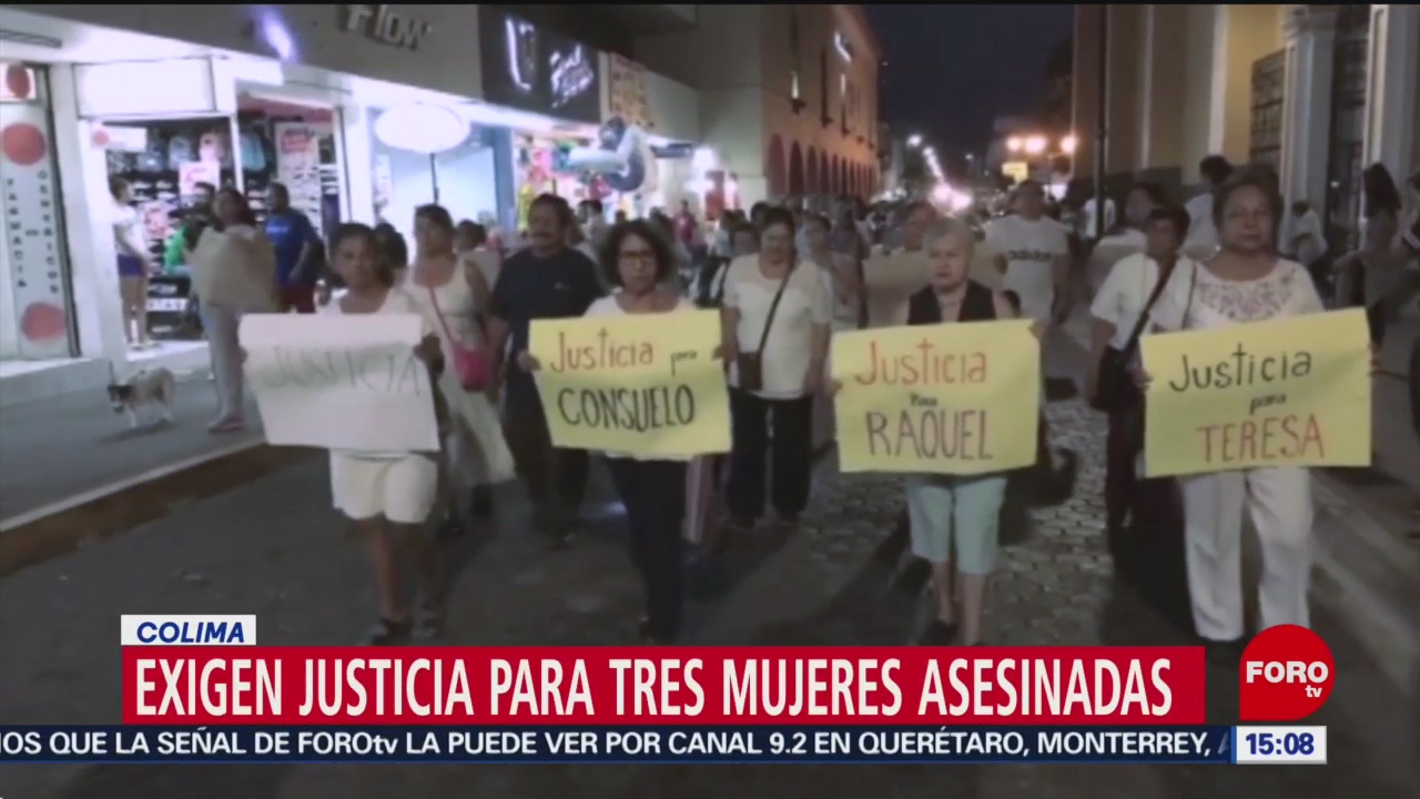 Foto: Vecinos exigen justicia para mujeres asesinadas en Colima