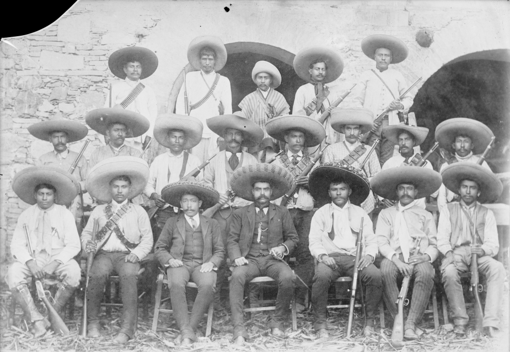 Emiliano Zapata y su estado mayor (1910-1919), en Yautepec, Morelos. (CC/Wikimedia)