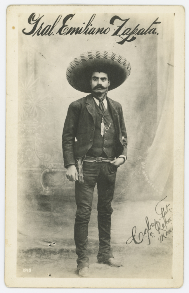 Emiliano Zapata en 1918 (CC/Wikimedia/DeGolyer Library, Southern Methodist University)