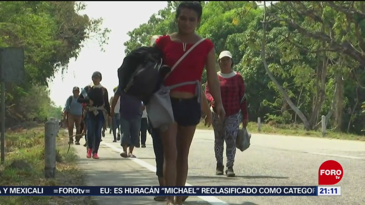 FOTO: 3 mil migrantes centroamericanos continúan camino a Mapastepec, Chiapas, 20 ABRIL 2019