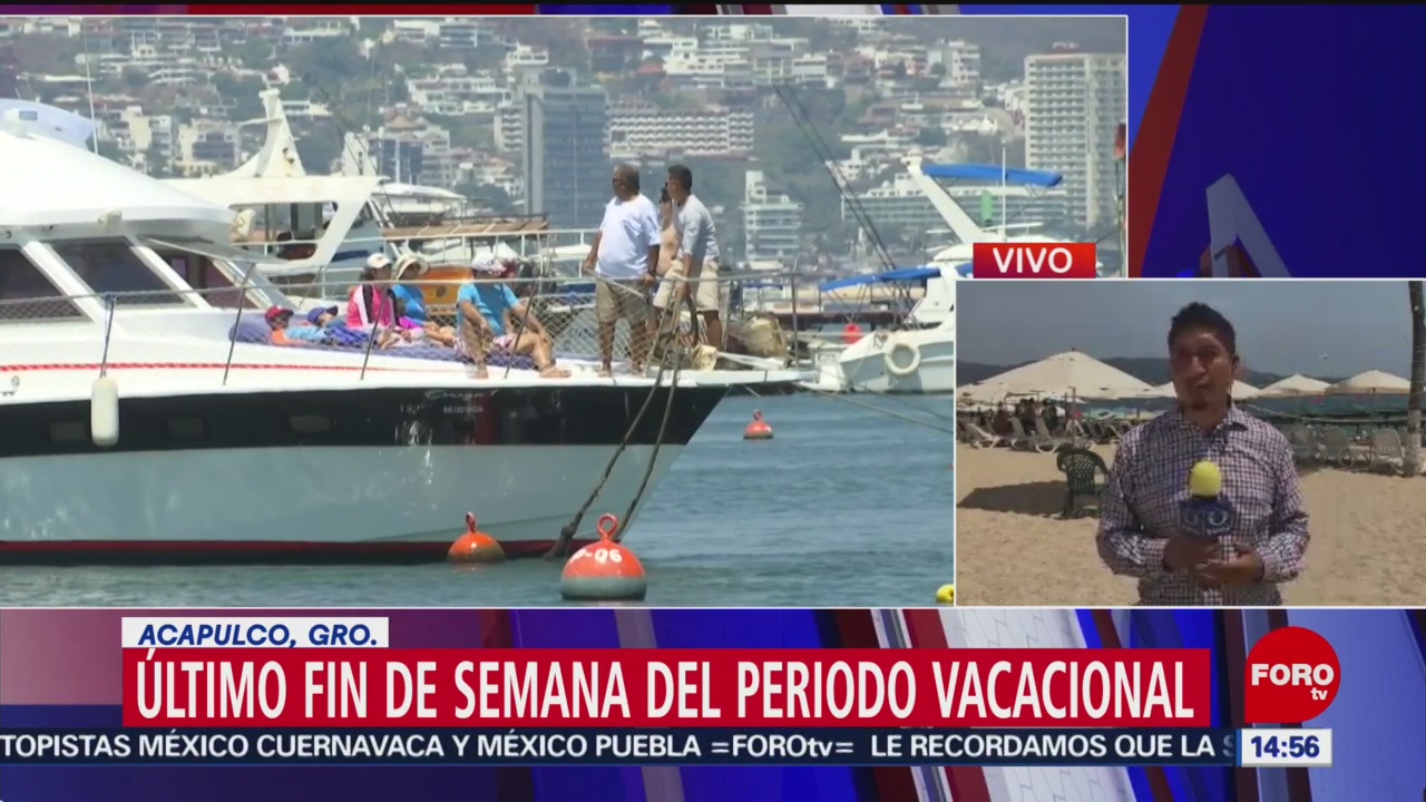 FOTO: Acapulco espera aumento de ocupación en último fin de semana vacacional