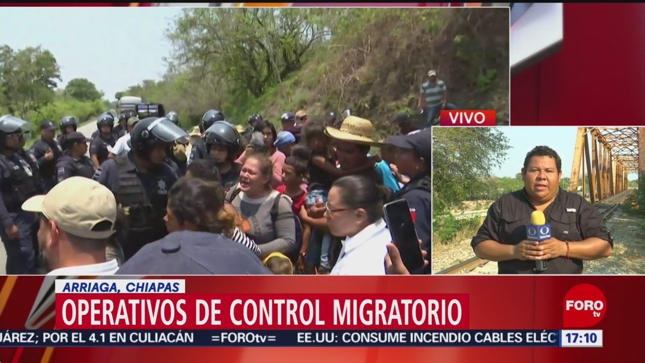 Foto: Agresión a una camioneta detonó acciones de grupo táctico contra migrantes