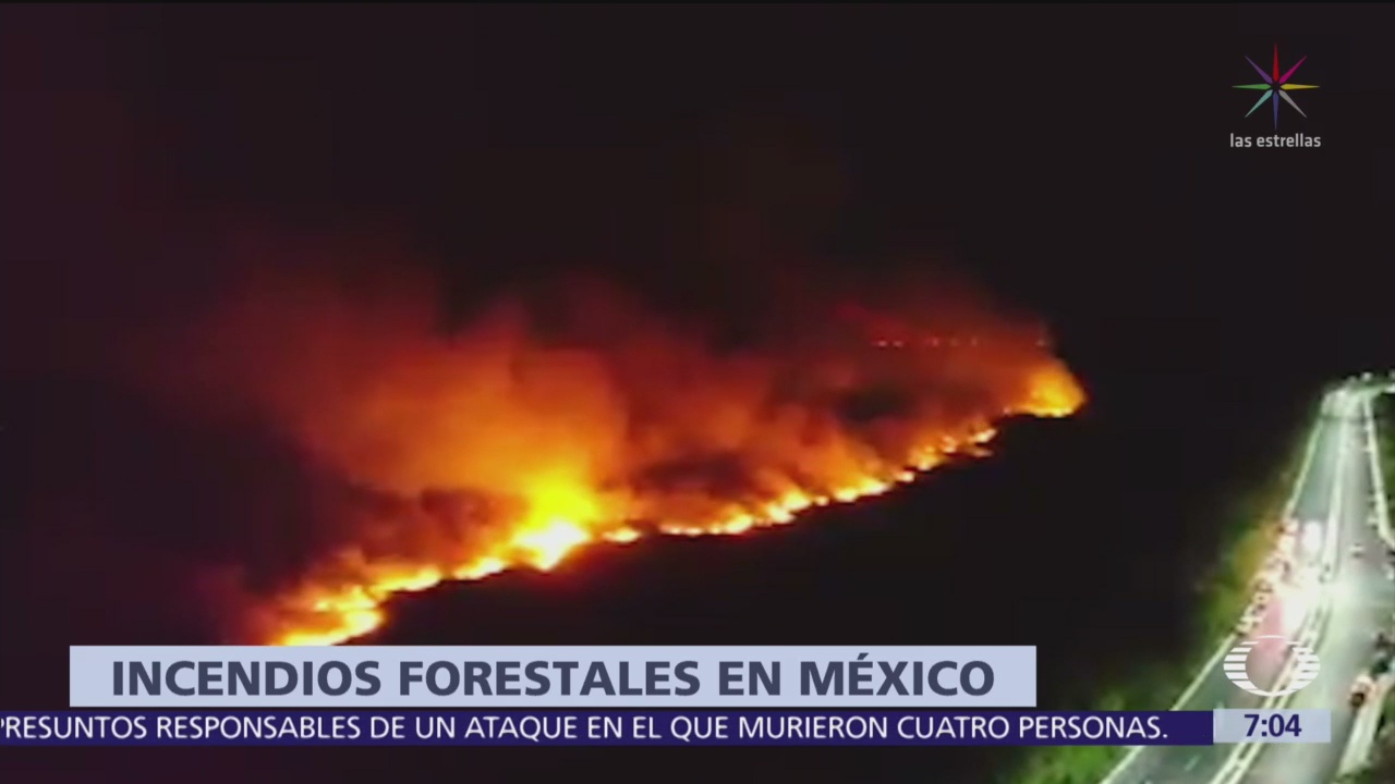 FOTO: Al menos 72 incendios forestales en todo el país, 18 abril 2019