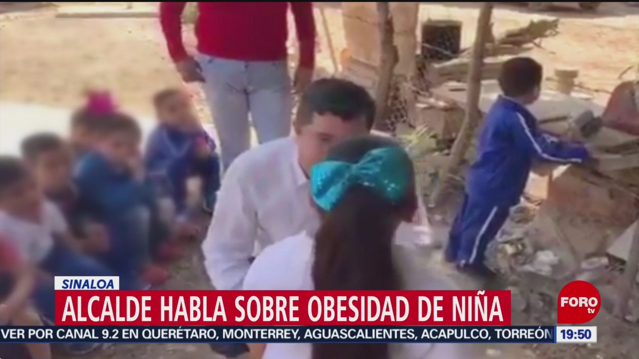 Foto: Alcalde Sonora Critica Obesidad Niña 2 de Abril 2019