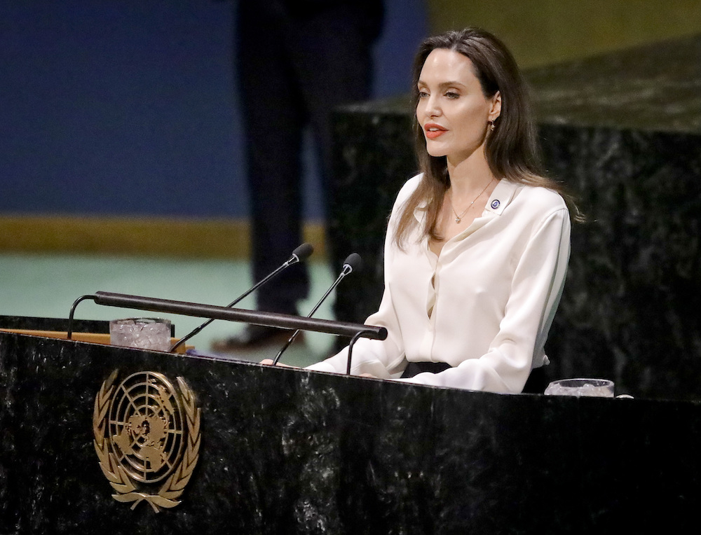 Foto No puede haber paz sin las mujeres: Angelina Jolie en la ONU 1 abril 2019
