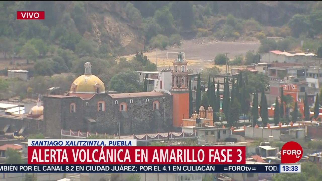 Foto: Autoridades aclaran que no hay estado de emergencia por volcán Popocatépetl