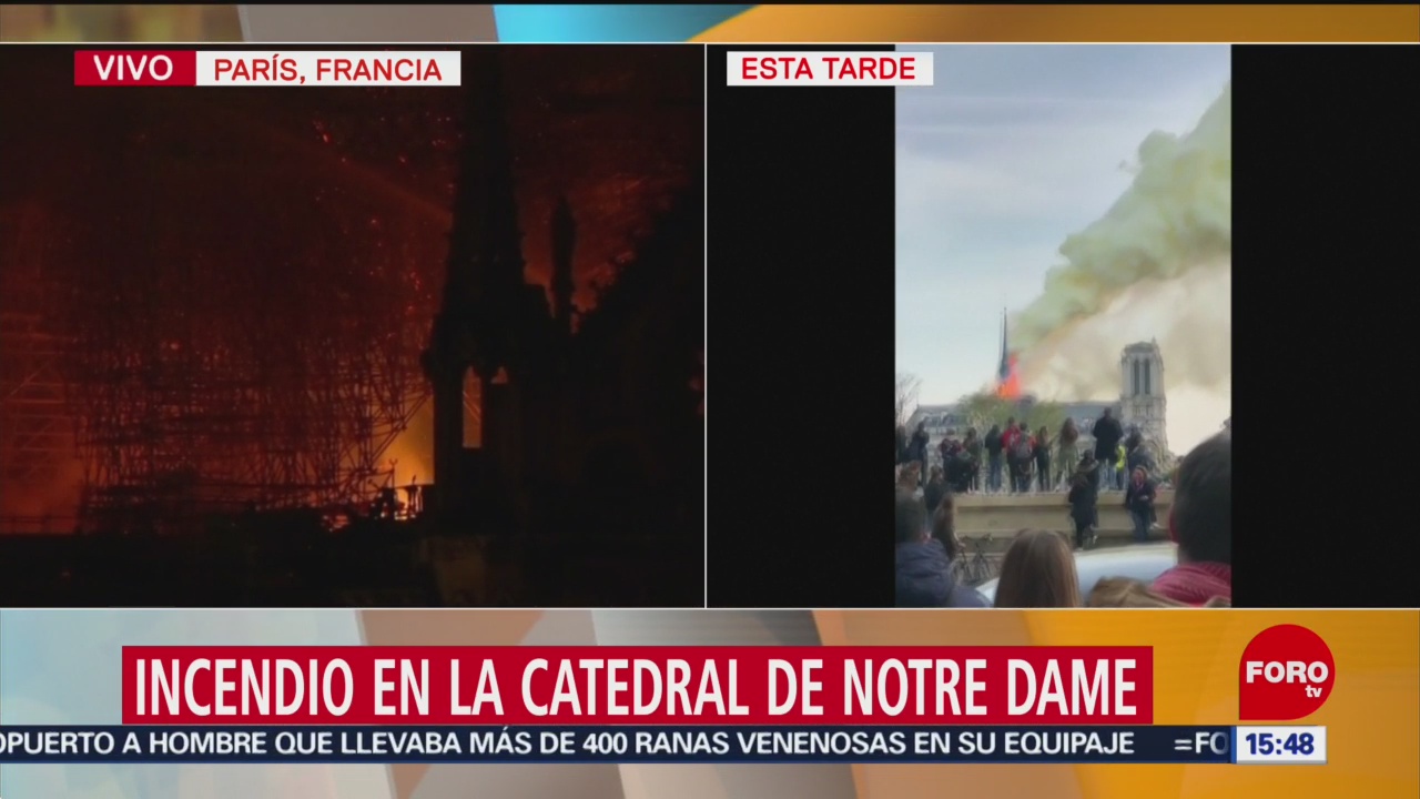 Foto: Autoridades de París responden a Trump sobre control de incendio