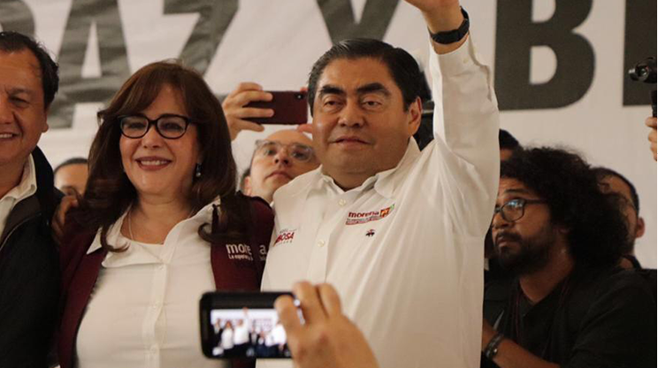 FOTO Miguel Barbosa dice ser el político de mayor aceptación en Puebla (Facebook 31 marzo 2019 puebla)
