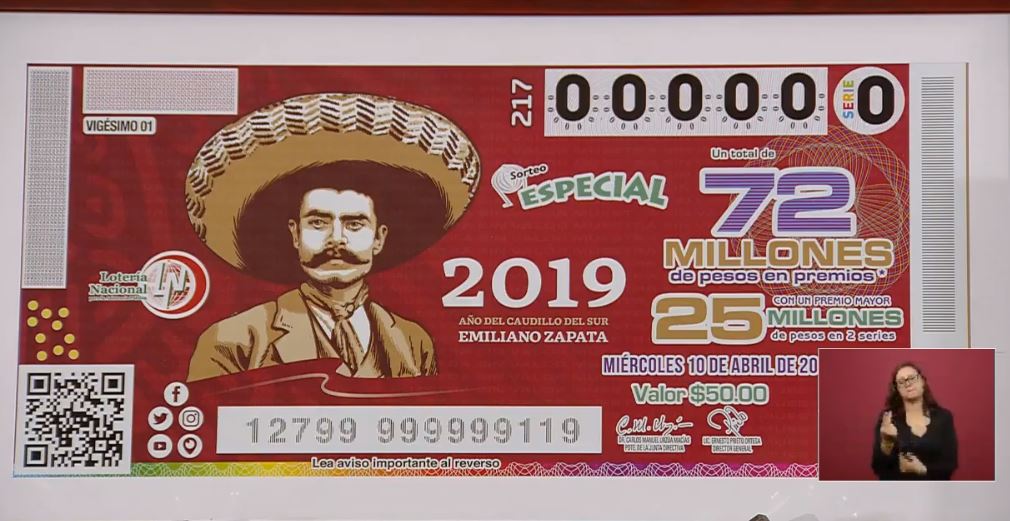 Foto AMLO cancela timbre postal por centenario de Emiliano Zapata 10 abril 2019