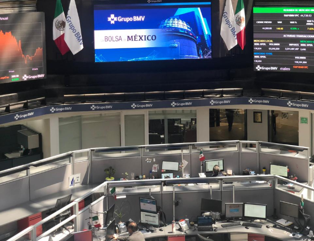 Bolsa Mexicana revierte pérdidas y gana 0,24 por ciento