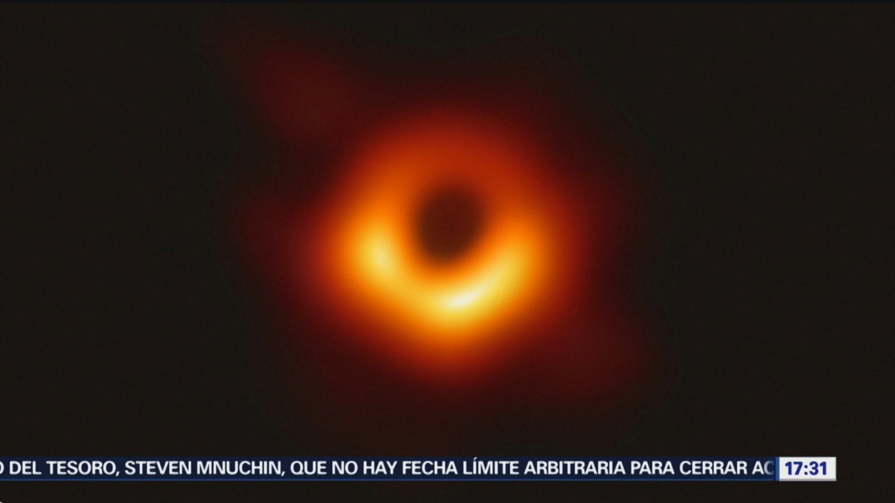 Foto: Captan imagen de agujero negro por primera vez en la historia