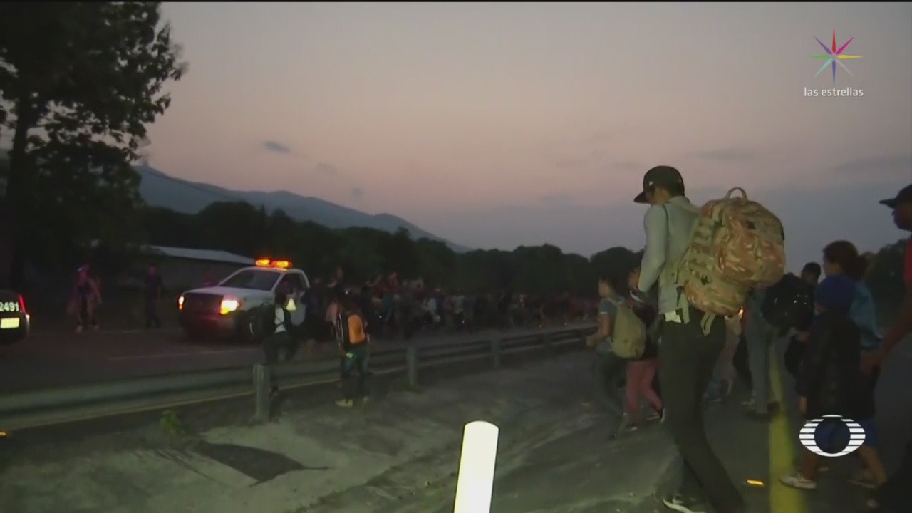 FOTO: Caravana migrante continúa su camino hacia Oaxaca, 18 ABRIL 2019