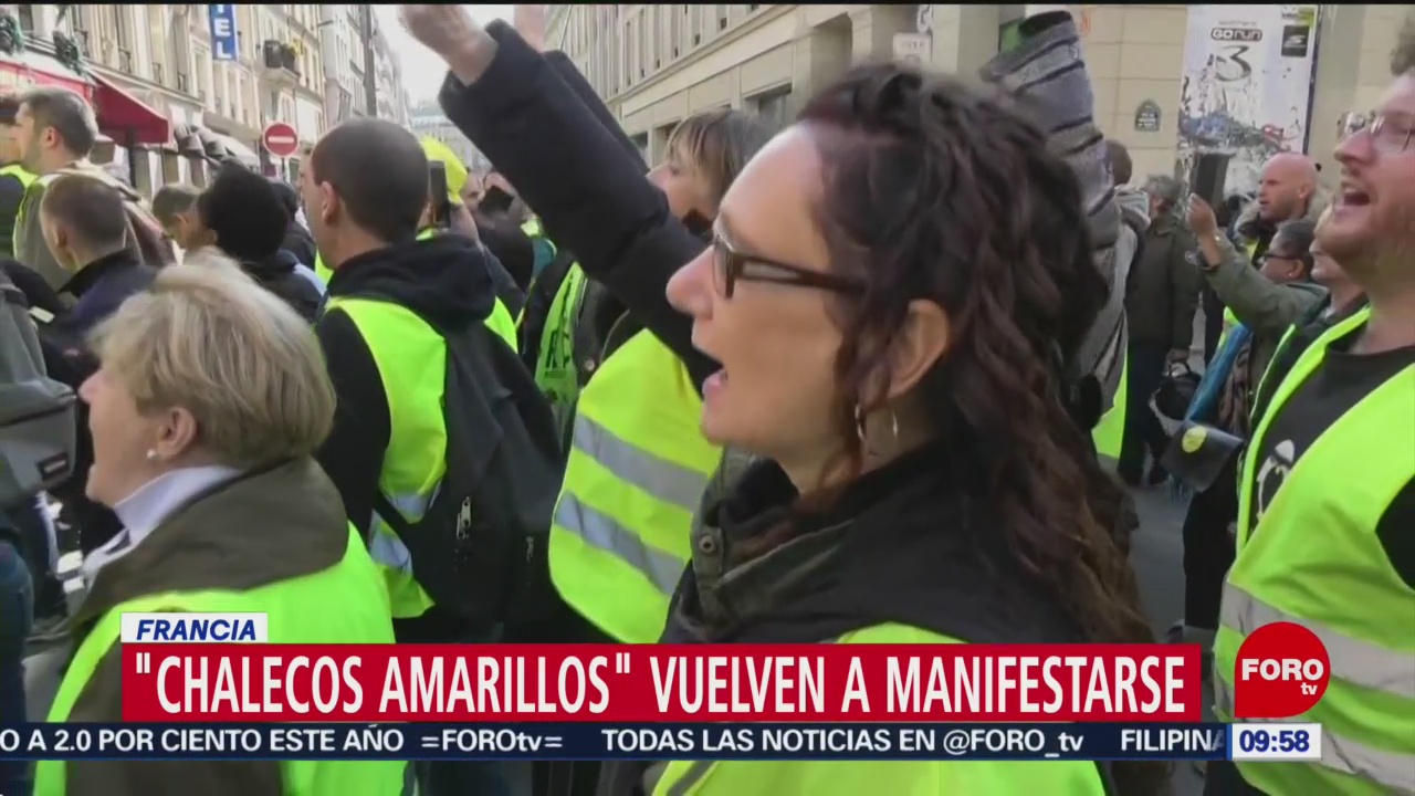 FOTO: Chalecos amarillos vuelven a manifestarse en Francia, 6 de abril 2019