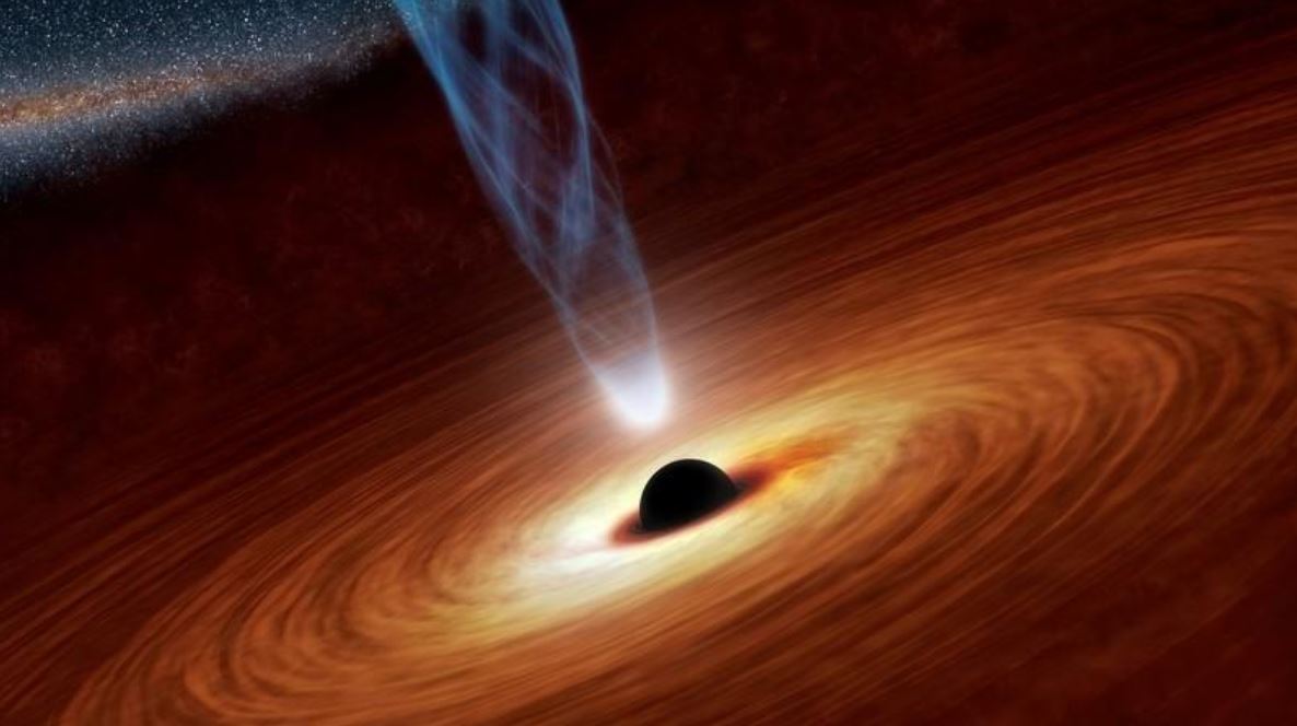 Foto: Ilustración de la NASA de un enorme agujero negro, el 6 de abril de 2019 (Reuters, archivo)