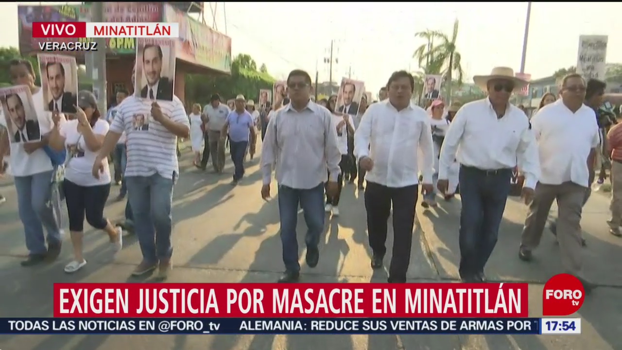 Foto: Ciudadanos de Minatitlán marchan para exigir justicia y seguridad