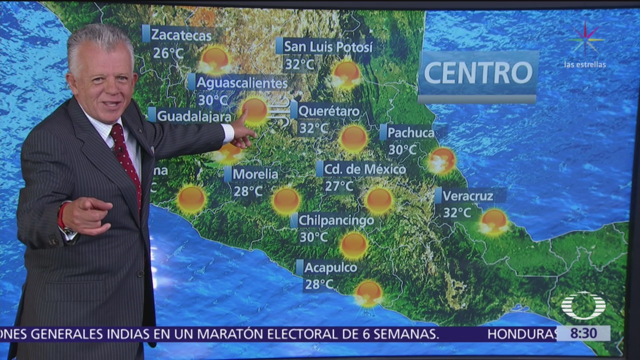 Clima Al Aire: Ambiente caluroso y sin lluvia en Valle de México
