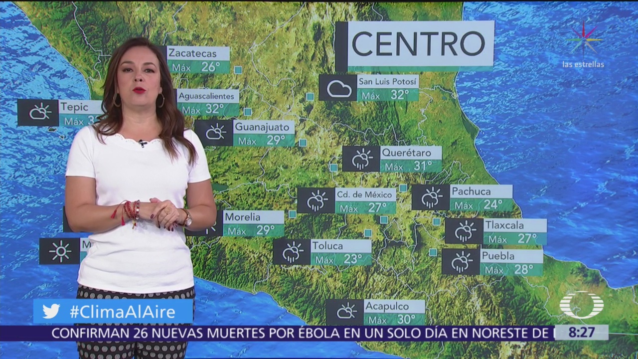 Clima Al Aire: Prevén cielo nublado en el Valle de México