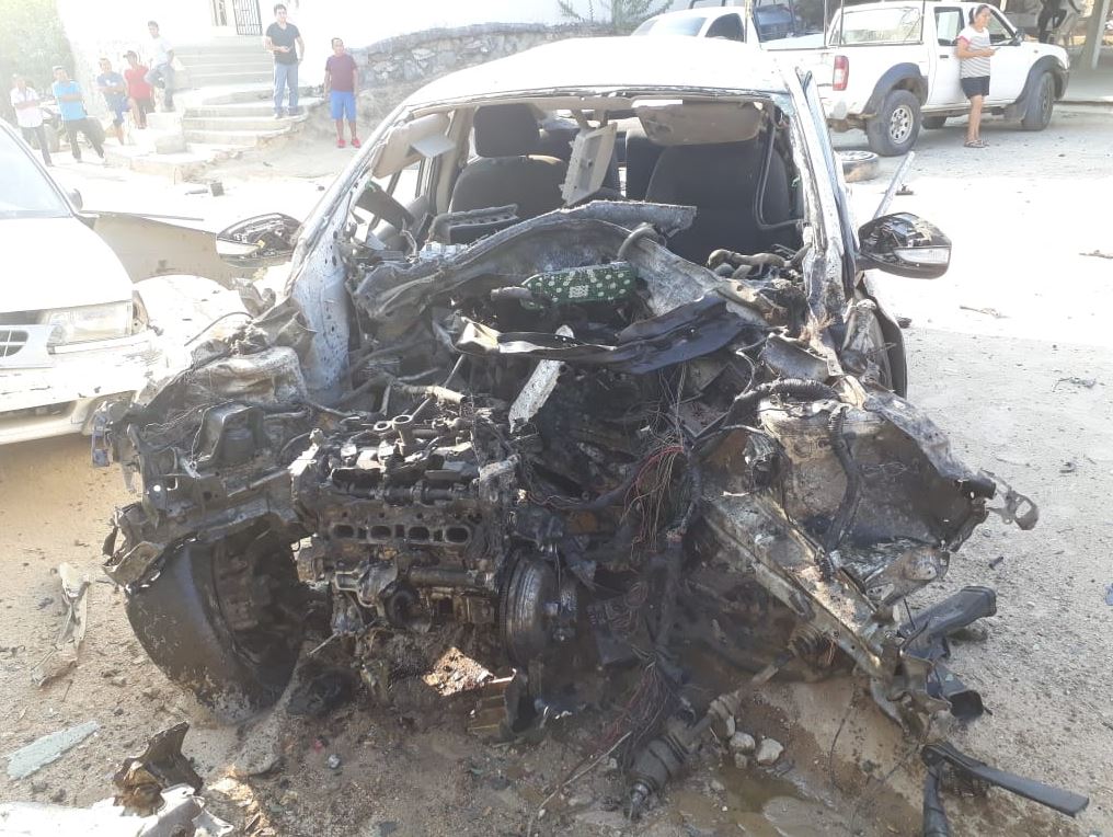 Identifican a cuatro presuntos responsables de explosión de coche bomba en Xaltianguis
