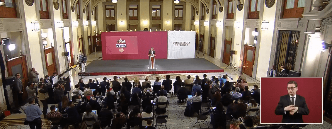 FOTO Transmisión en vivo: Conferencia de prensa AMLO 25 de abril 2019 (YouTube/AMLO)