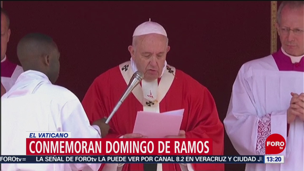 FOTO: Conmemoran Domingo de Ramos en el Vaticano, 14 de abril 2019