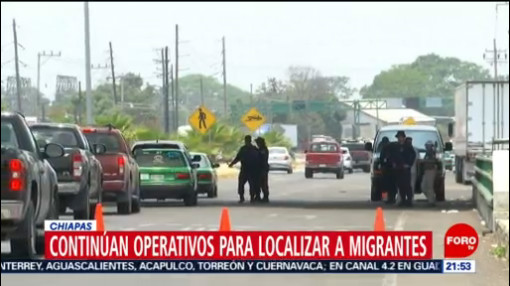 FOTO: Continúan operativos para localizar a migrantes en Chiapas, 27 ABRIL 2019