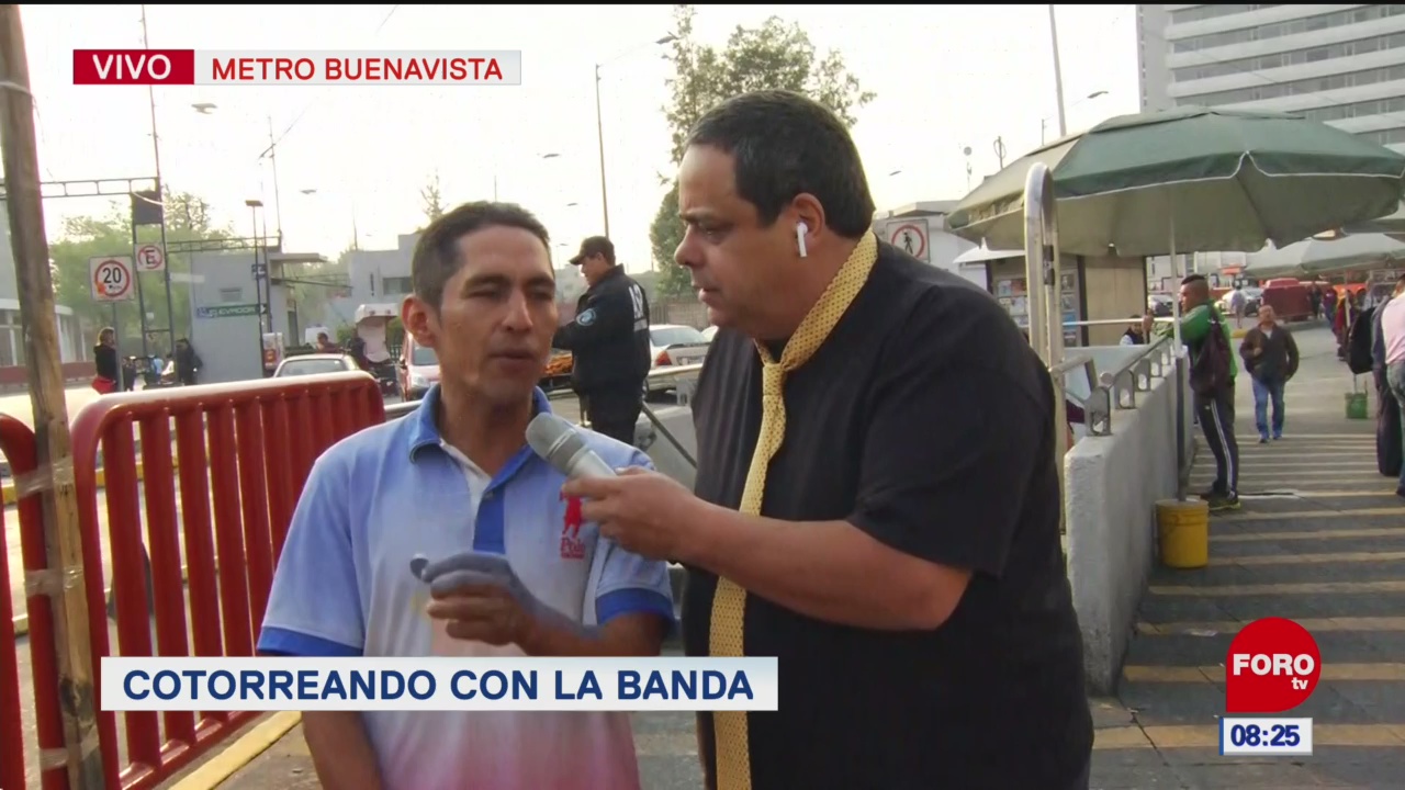 #CotorreandoconlaBanda: ‘El Repor’ suelto en Metro Buenavista