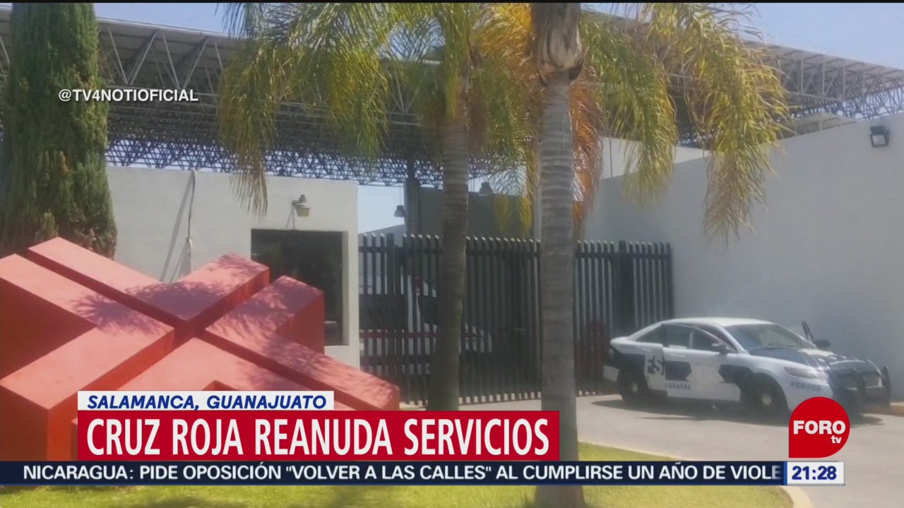 FOTO: Cruz Roja reanuda servicios en Salamanca, Guanajuato, 14 de abril 2019