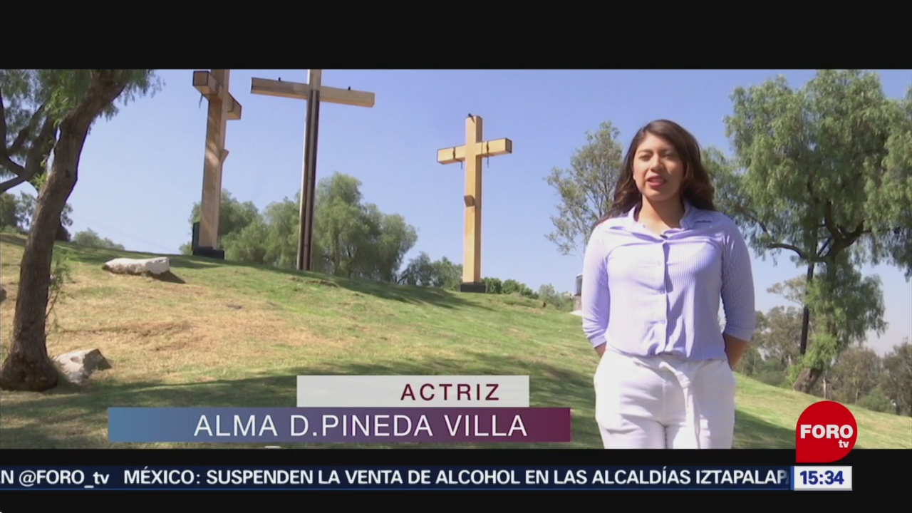 FOTO: Darinka Pineda Villa, la virgen María en Iztapalapa, 18 ABRIL 2019