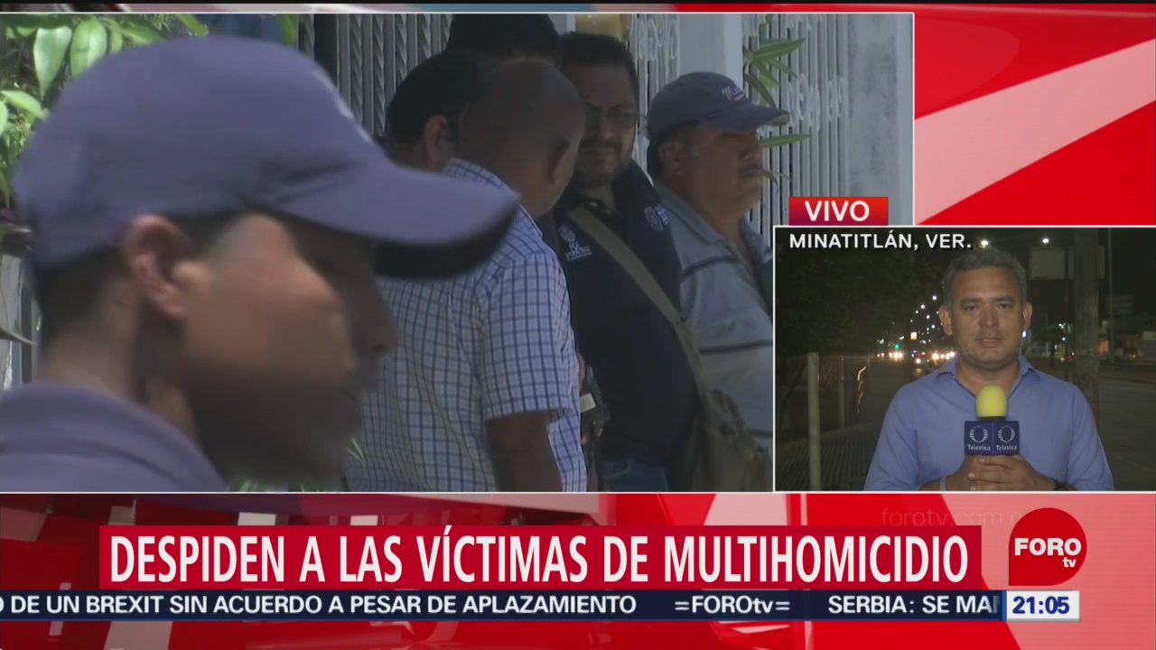 FOTO: Despiden a las víctimas del multihomicidio en Minatitlán,21 ABRIL 2019