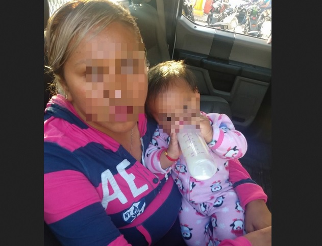 Foto: Mujer detenida por robo de la bebé Nancy Tirzo, 18 de abril 2019. Twitter @seguridadneza