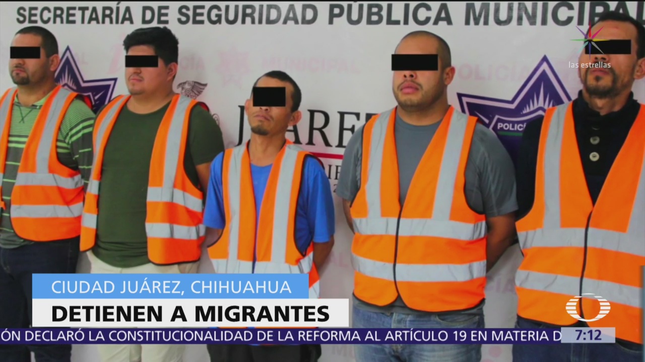 Detienen a migrantes con armas y droga en Ciudad Juárez