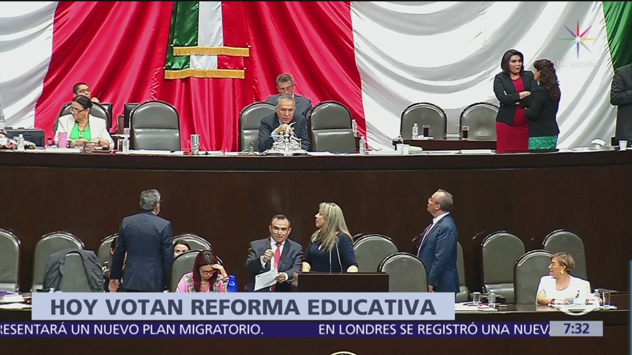 Dictamen de reforma educativa será discutido en pleno de Diputados