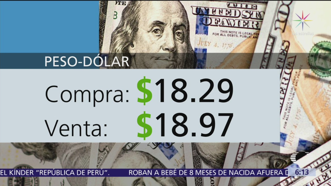 El dólar se vende en $18.97