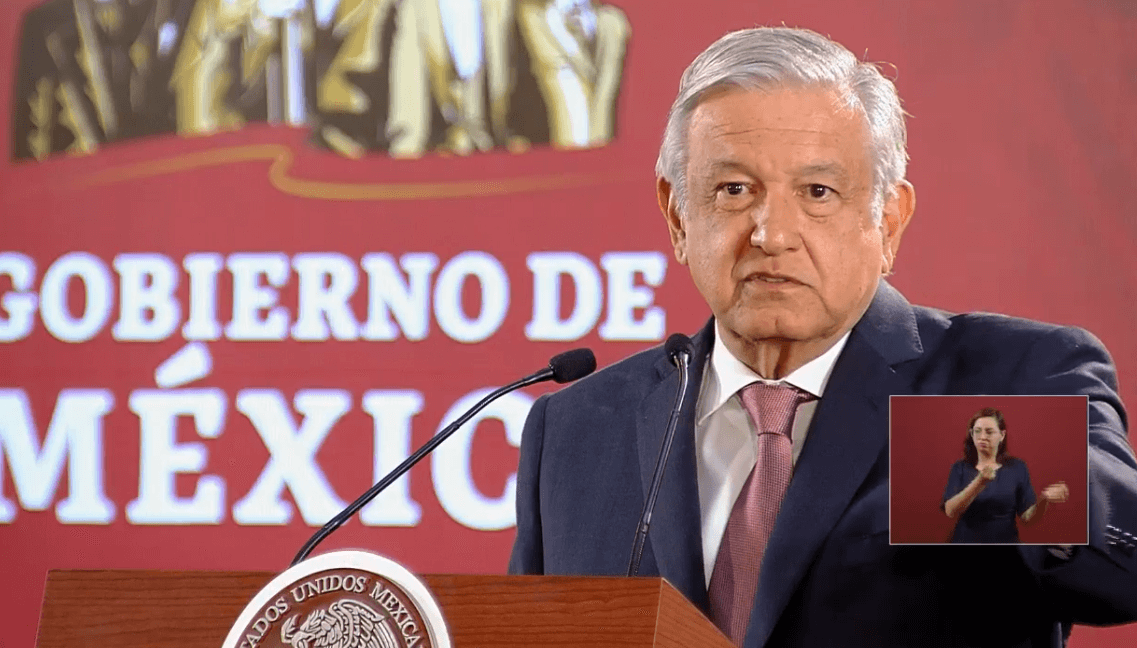 Foto: El presidente de México, Andrés Manuel López Obrador, 15 de abril de 2019, Ciudad de México 