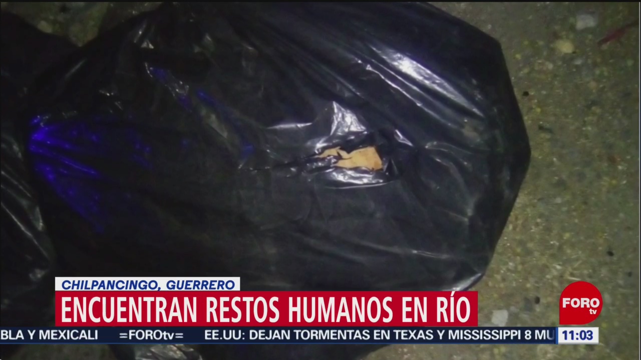 Encuentran restos humanos en río Huacapa, en Chilpancingo, Guerrero