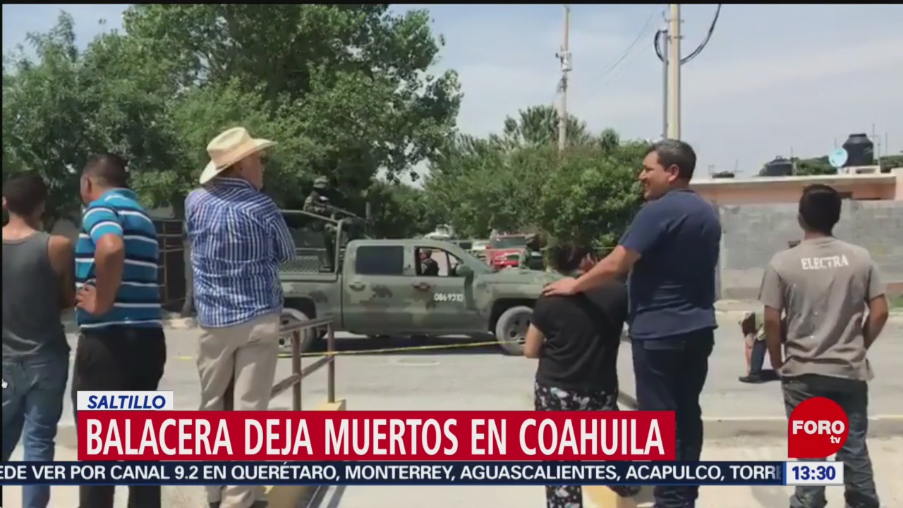 Enfrentamiento deja 9 muertos en Saltillo, Coahuila