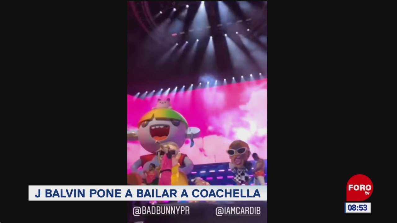 #EspectáculosenExpreso: J Balvin pone a bailar a Coachella
