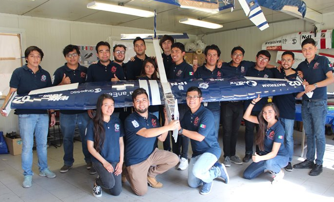 FOTO Estudiantes del IPN ganan la competencia internacional de aeronáutica SAE Aerodesign (Grupo Miled abril 2019 nuevo leon)